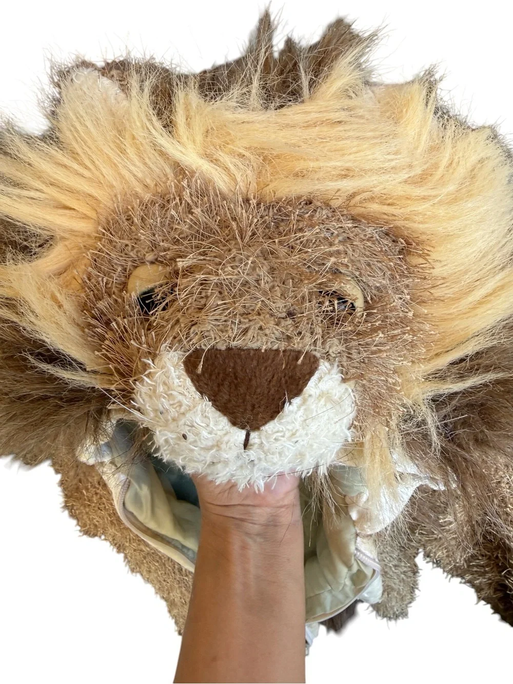 Celebration Plush Lion Hoodie for Kids - Soft Furry Costume Jacket Size Small - Picture 3 of 6